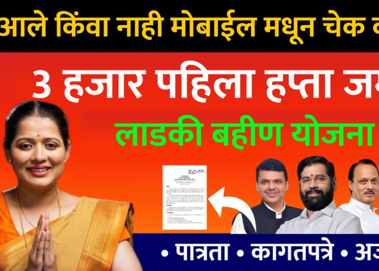 लाडकी बहीण योजनेचे पैसे आले किंवा नाही? मोबाईल मधून चेक करा!