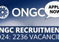 ONGC Recruitment 2024: 2236 Vacancies.