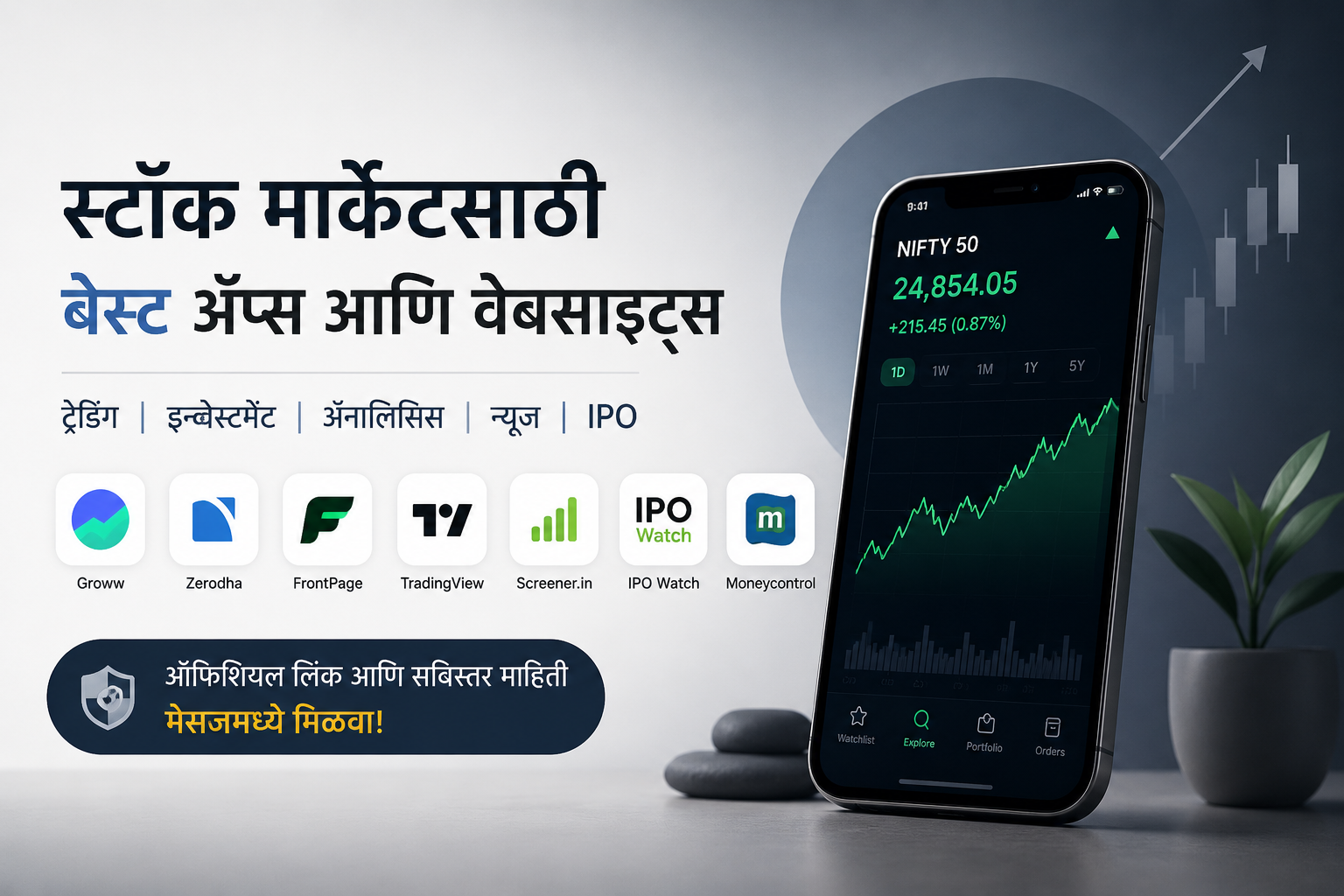 Best Share Market Apps & Websites in India | मराठी माहिती